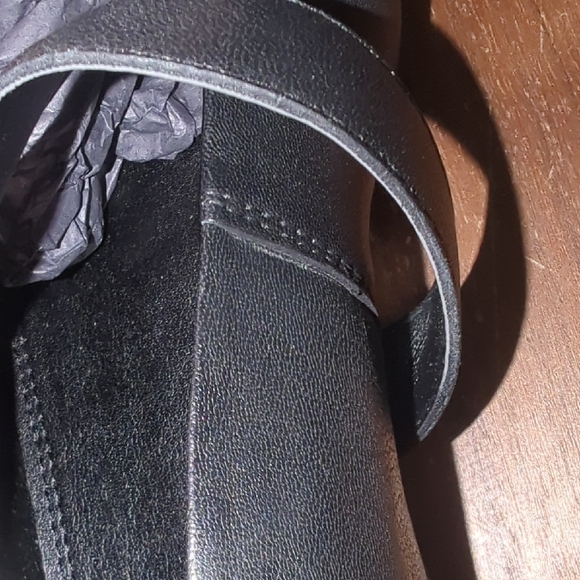 TOPSHOP GENUINE LEATHER Black Mary Jane Shoes - Picture 9 of 12